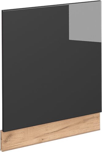 Frontblende Fame-Line, Anthrazit Hochglanz, 60 cm ohne Arbeitsplatte Vicco