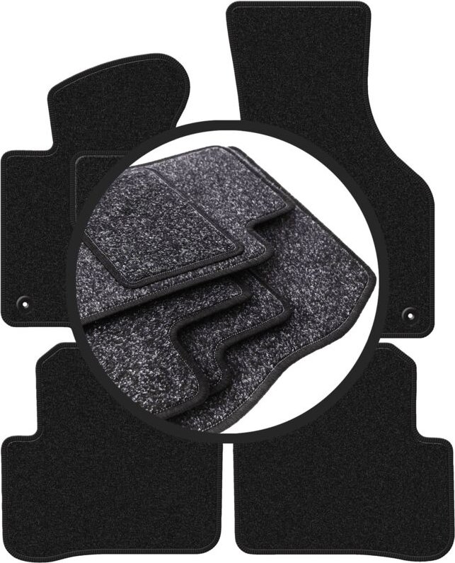 ANTHRA Autofußmatten für: Volkswagen Passat B7 Limousine, Kombi, Variant, Alltrack (2010-2014)