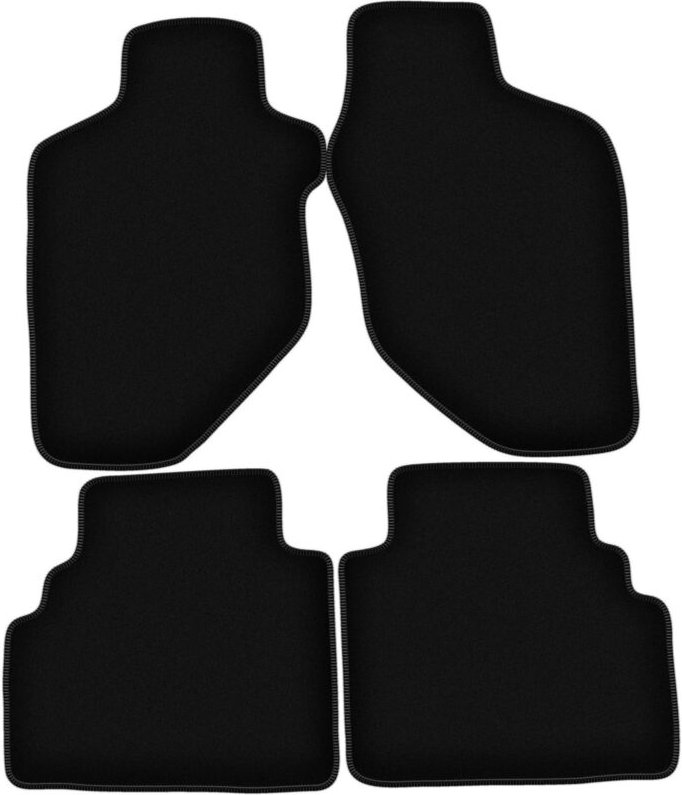 BASIC schwarze Veloursmatten für: Opel Frontera B 3 Türen (1998-2006)