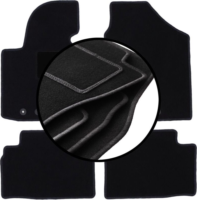 Komplettset Veloursmatten für: Hyundai Tucson II SUV (2009-2015)