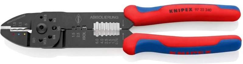 97 22 240 sb Crimpzange 0.5 bis 6 mm² - Knipex