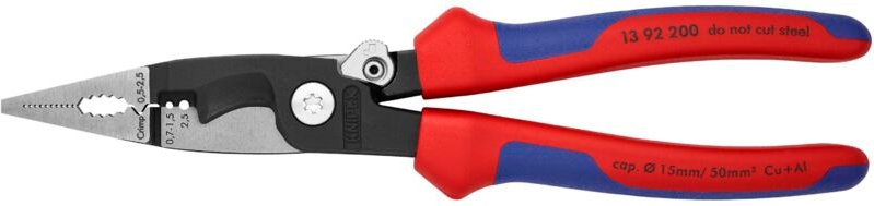 Knipex - 13 92 200 Multifunktionszange 50 mm² (max) 0 awg (max) 15 mm (max)