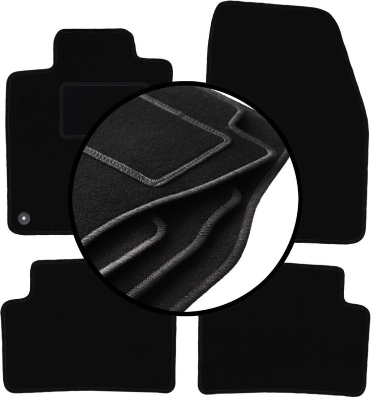 Komplettset Veloursmatten für: Nissan Qashqai II J11 Crossover (2013-)