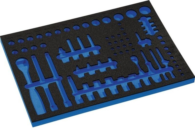 Werkzeugmodul Leereinlage 3/3-Modul 4000 871 254, 71-teilig