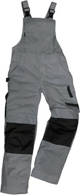 Excess Arbeitslatzhose Champ, Gr. 48, grau/schwarz