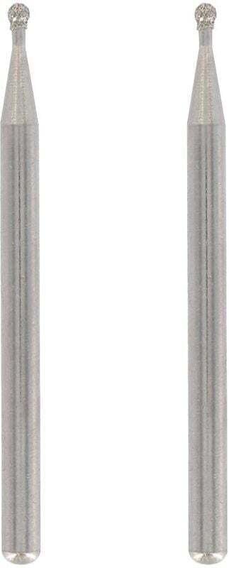 Ymyny - UlisemSet mit 2 Diamantspitzen, runde Spitze, Arbeitsdurchmesser 2 mm für Gravuren und Skulpturen in Glas, Spieg...