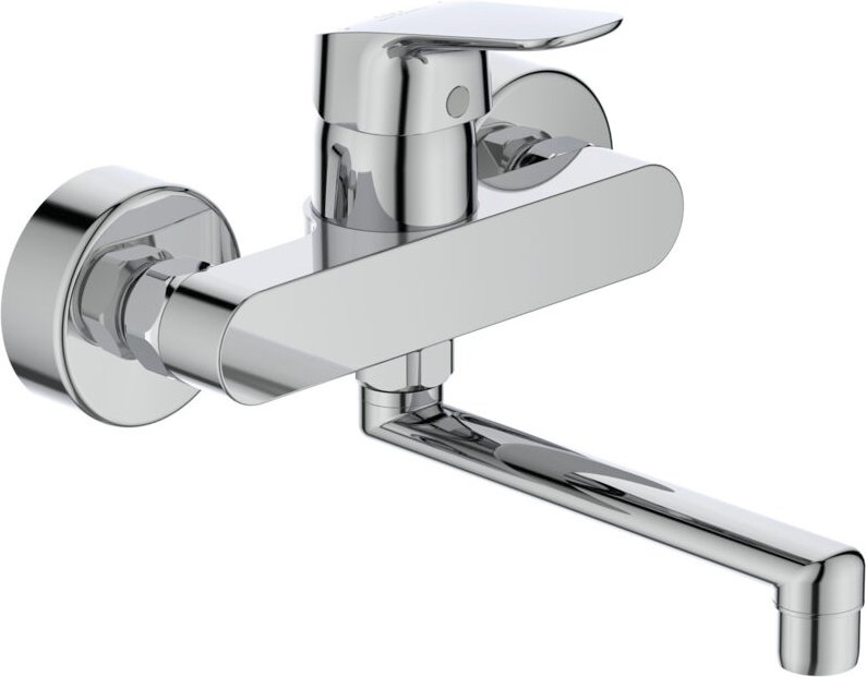 Spültischwandmischer aus verchromtem Messing Ideal Standard Ceraflex