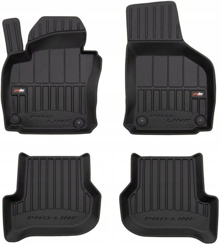Gummimatten und Fußmatten Skoda Octavia 2 RS 2005-2013 3D Mulde