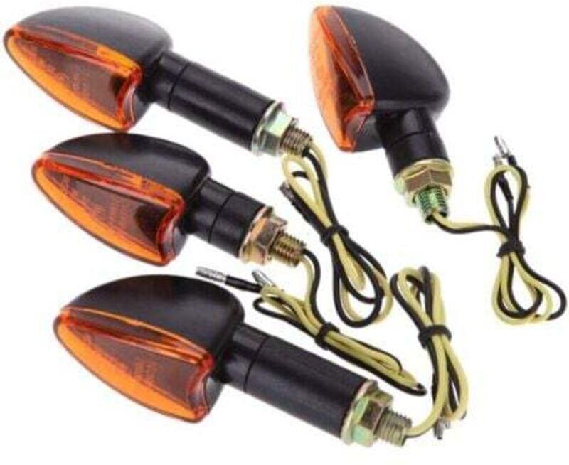 INHHUB 4Pcs 12V Motorrad Vorne Hinten Blinker Glühbirnen