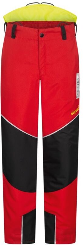 Feldtmann Schnittschutz-Bundhose DOUGLASIE 22777 Gr. 54 rot/schwarz/gelb