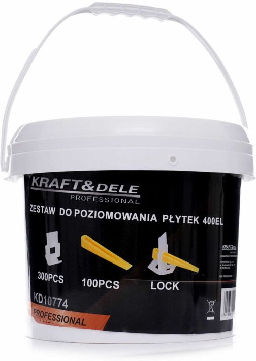 Fliesennivellierungsset 400-teilig KD10774