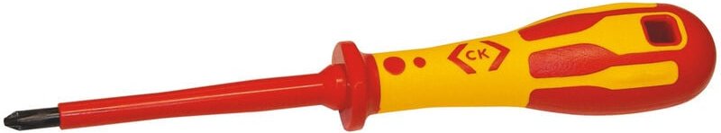 C.K Dextro T49142-2 VDE Kreuzschlitz-Schraubendreher PH 2 Klingenlänge: 100 mm DIN ISO 8764, DIN EN