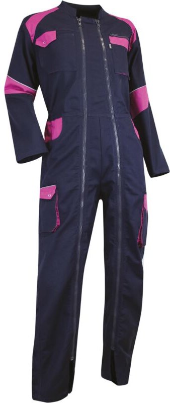 Arbeitsanzug FRAU ORGE - DUNKELBLAU/ROSA L - 4