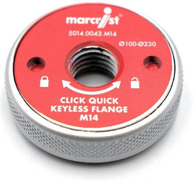 Le Sanitaire - Marcrist Spannflansch Flansch Winkelschleifer M14 Click-Quick 50140043M14