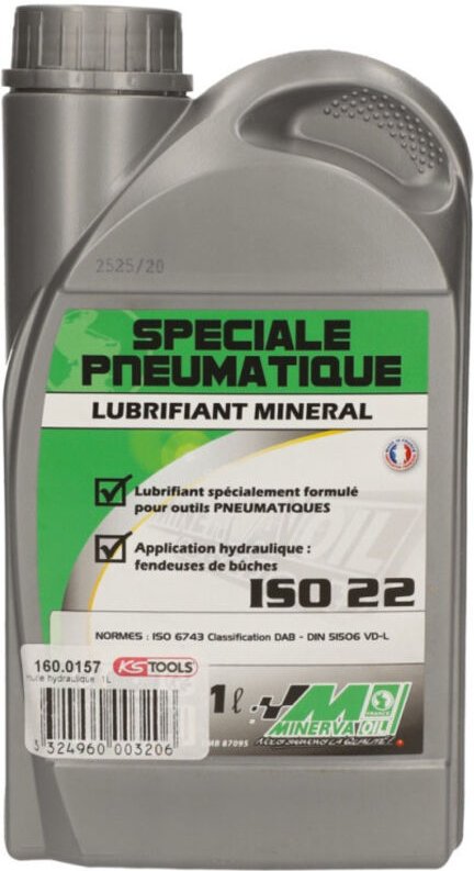 Schmiermittel ISO 22 für pneumatische Werkzeuge und kleine Hydrauliksysteme 10L