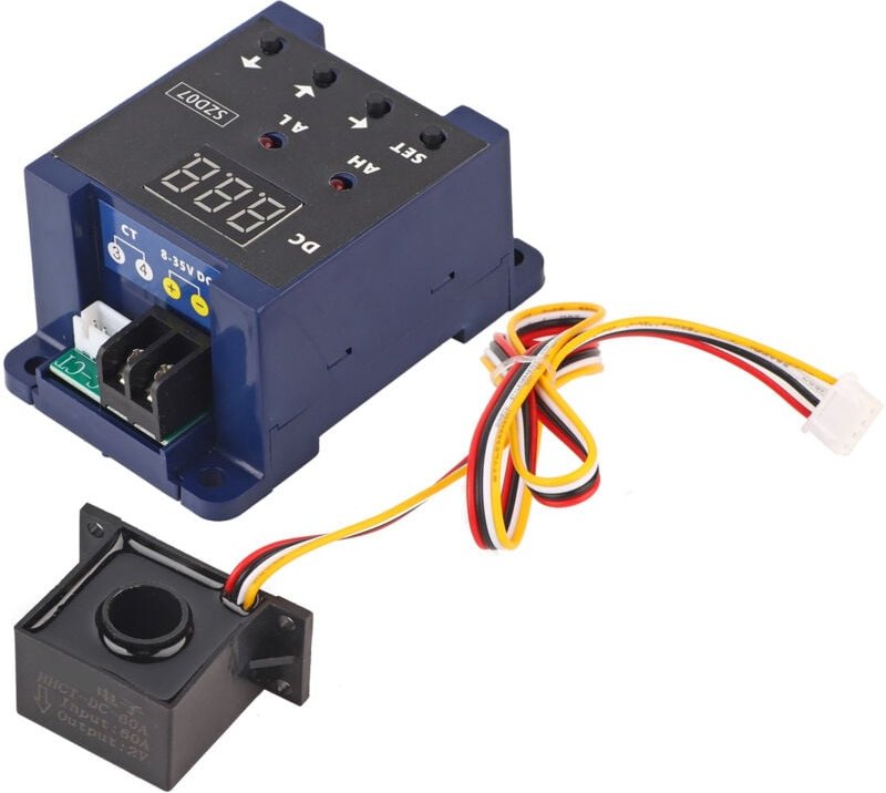 Dc Digital Amperemeter Stromsensor Schalter berlastalarm berlastschutz SZD07 DC8-35V - Eosnow