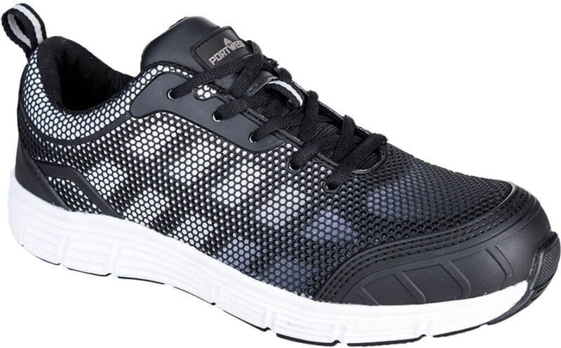 Sicherheitsschuhe niedrig TOVE Steelite S1P Schwarz/Weiß 37