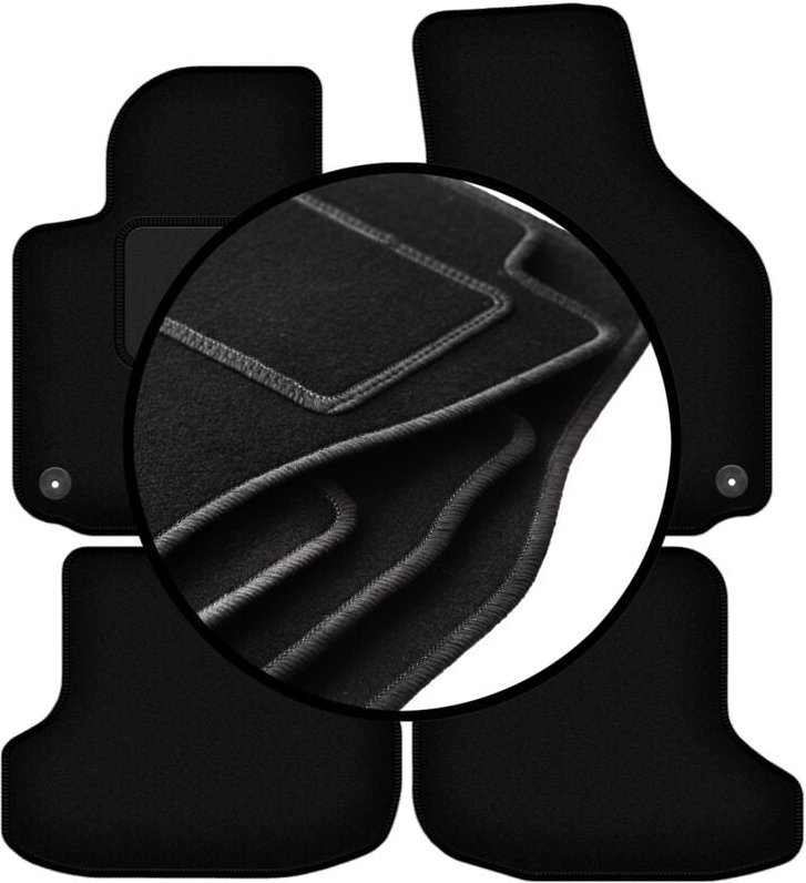 Komplettset Veloursmatten für: Volkswagen Golf VI Cabrio (2011-2016)