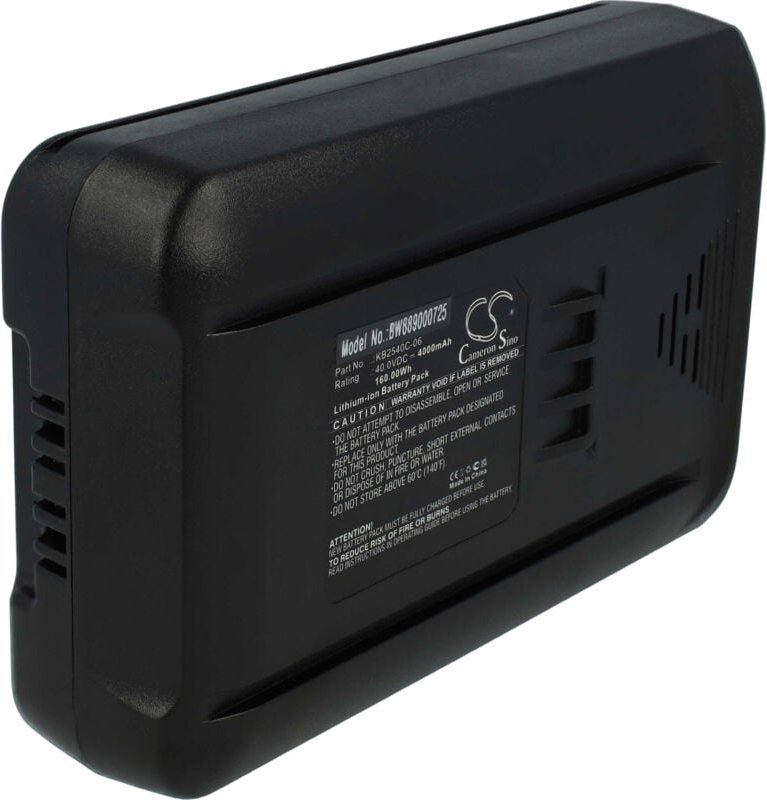 Akku Ersatz für Kobalt KB640-03, KB640-06, KRC40-06, KRC60 für Rasenmäher Akku-Gartengerät(4000mAh, 40V, Li-Ion) - Vhbw