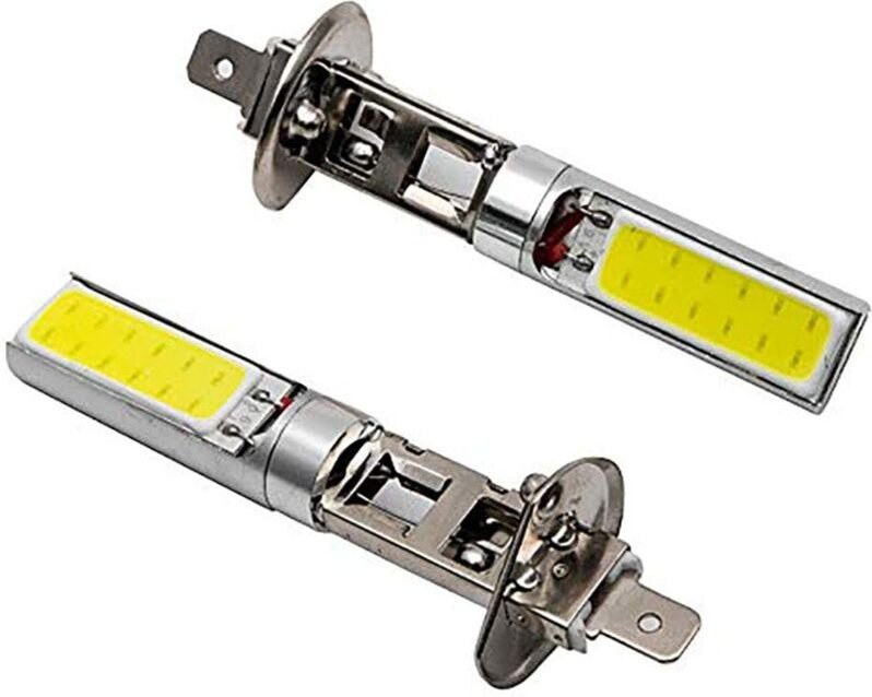 H1 Scheinwerferlampen, 2PCS cob led Tagfahrlicht, Fahrzeug Nebelscheinwerfer, Weißes Licht - Ymyny
