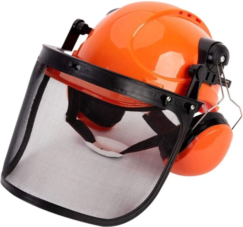 3-teiliger Integralhelm für den Forstbereich (leicht längenverstellbar, faltbarer und verstellbarer Kopfbügel, verstellb...