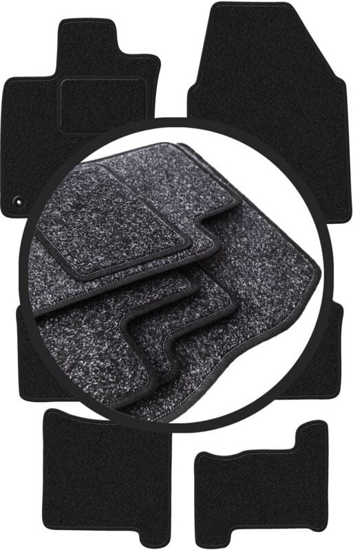 ANTHRA Autofußmatten für: Nissan Qashqai +2 Crossover (2008-2013)