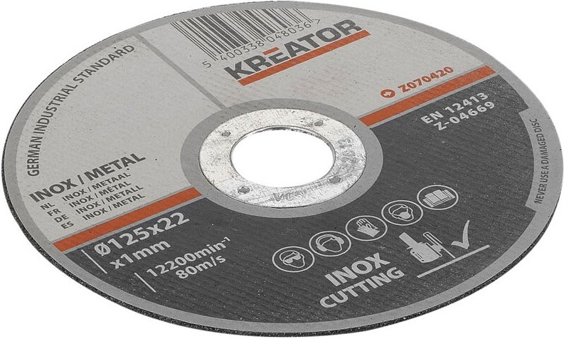 Thumbnail - Trennscheiben - Edelstahl - Ø 125 x 1 mm - 6 Stück Kreator
