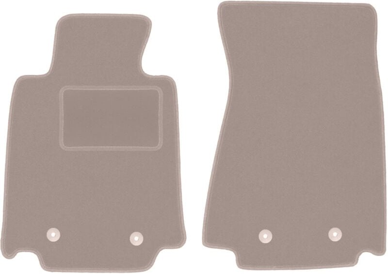 Beige Velours-Fußmatten für: Nissan 370Z Coupé, Roadster (2009-2020)