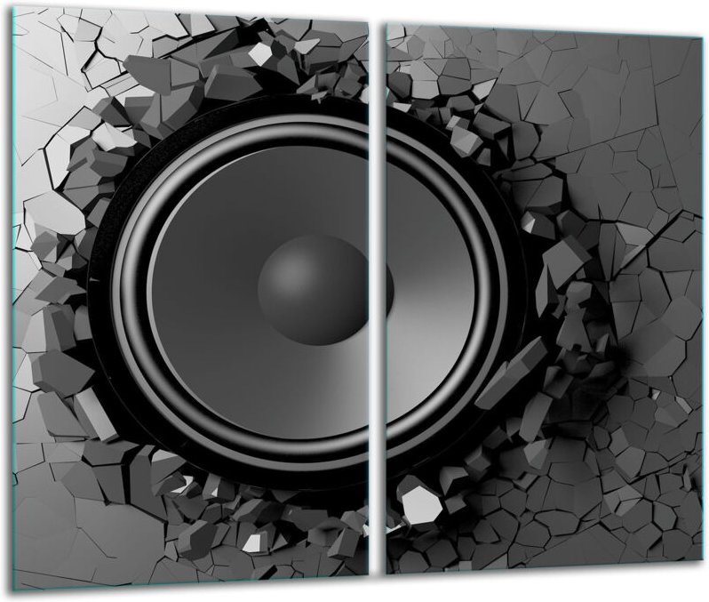 Glasscheidebrett 2x 30x52 Lauetspecher