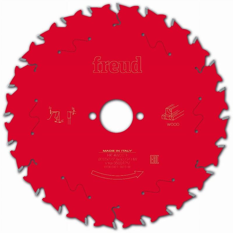 Freud - Sägeblatt für Handkreissäge Ø200 2,8/1,8 AL30 Z24 ba 15° - F03FS09721 -FR14W001H