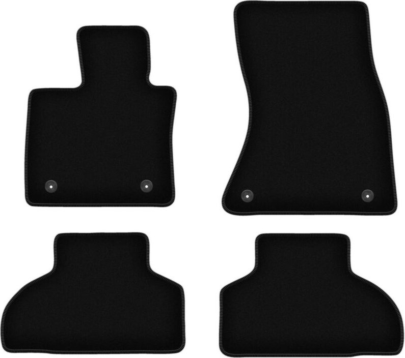 BASIC schwarze Veloursmatten für: BMW X5 F15 SUV (2013-)