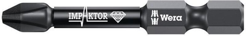 Impaktor Bit für Phillips, 1/4 Zoll e 6,3 Set, Kreuzschlitzgröße: 3 5 Stk - Wera