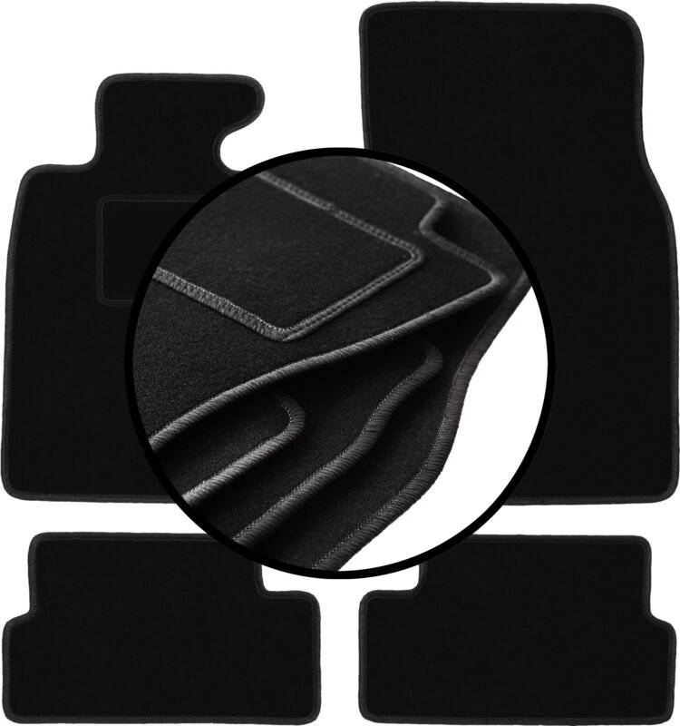 Komplettset Veloursmatten für: Mini Cooper II R57 Cabrio (2006-2013)