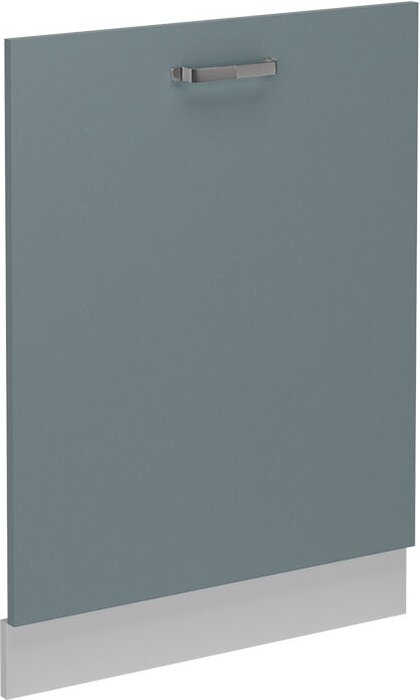 Geschirrspülblende R-Line, Blau-Grau, 60 cm ohne Arbeitsplatte Vicco