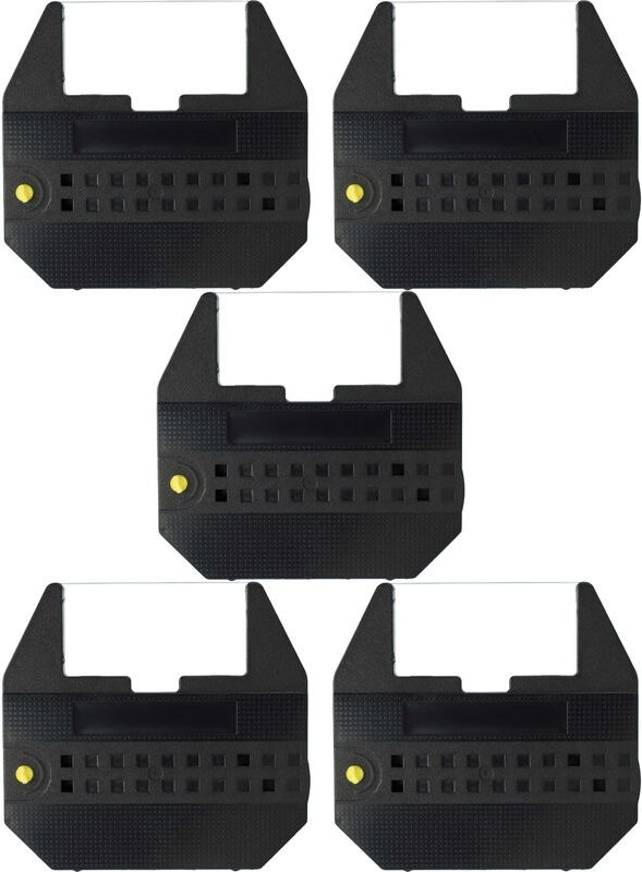 5x Farbband Schriftband kompatibel mit Olivetti et 1200, et 1200 Series, et 1250, et 121 Schreibmaschine - Schwarz - Vhb...