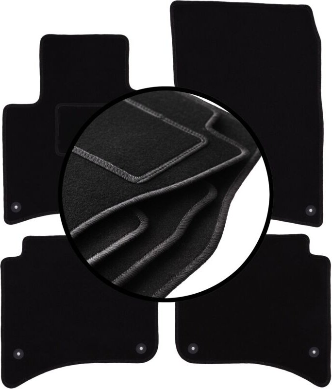 Komplettset Veloursmatten für: Porsche Cayenne II SUV (2010-)