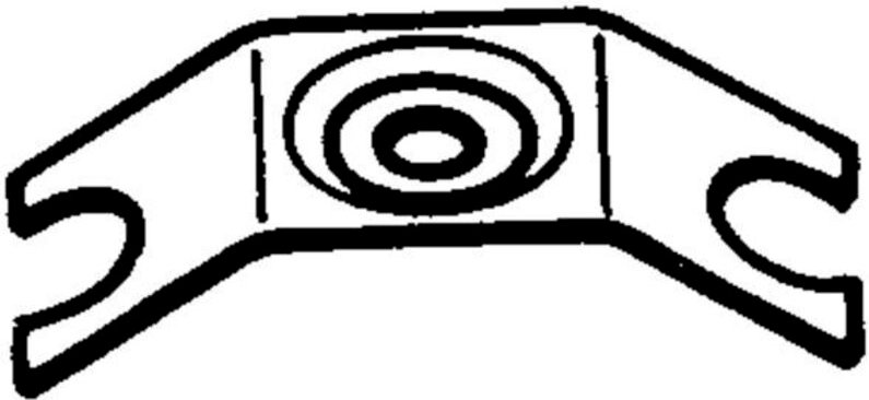 Thumbnail - Mauerkrallen Stahlblech 1,5 mm ohne Schraube