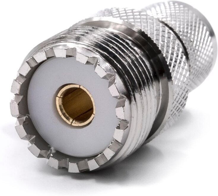 Vhbw - PL259 Antennenadapter kompatibel mit Motorola GM300, GM338, SM120, SM50 Walkie-Talkie, Handheld - Koaxial Antenne...