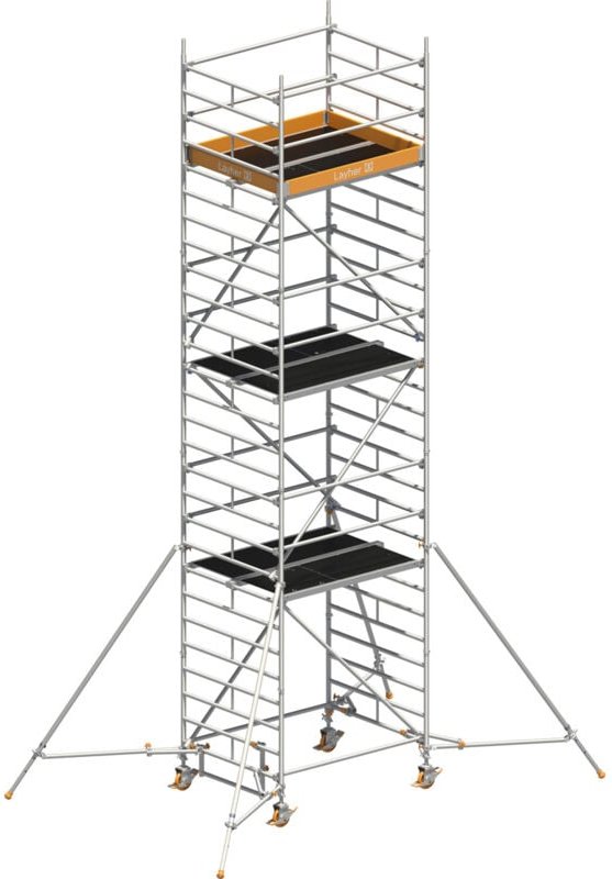 Layher Rollgerüst Uni Kompakt P2 mit Gerüststützen 8,20m AH