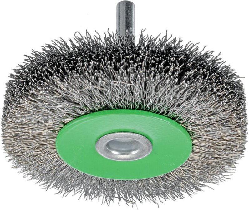 Osborn Werkzeugbürste D30x9, Schaft 6 mm, gewellter rostfreier Stahldraht 0,20 mm T6