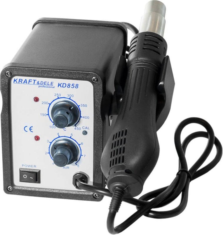 Kraft&Dele KD858 Kunststoffschweißgerät 2in1 4 Düsen 700W