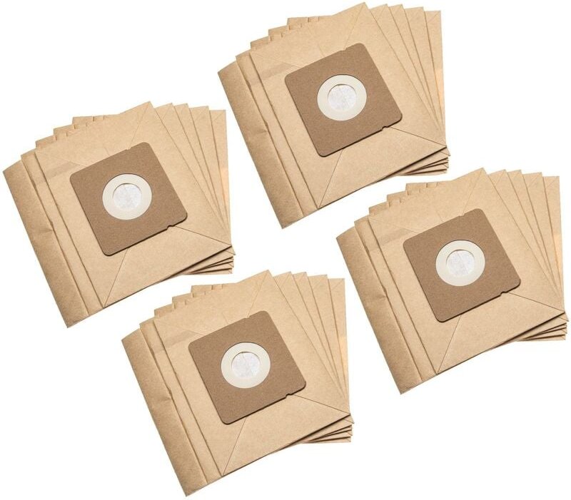 20x Staubsaugerbeutel kompatibel mit Moulinex MO151701, MO151701/4Q0, MO151801/4Q0 Staubsauger - Papier, 17,7cm x 17,5cm...