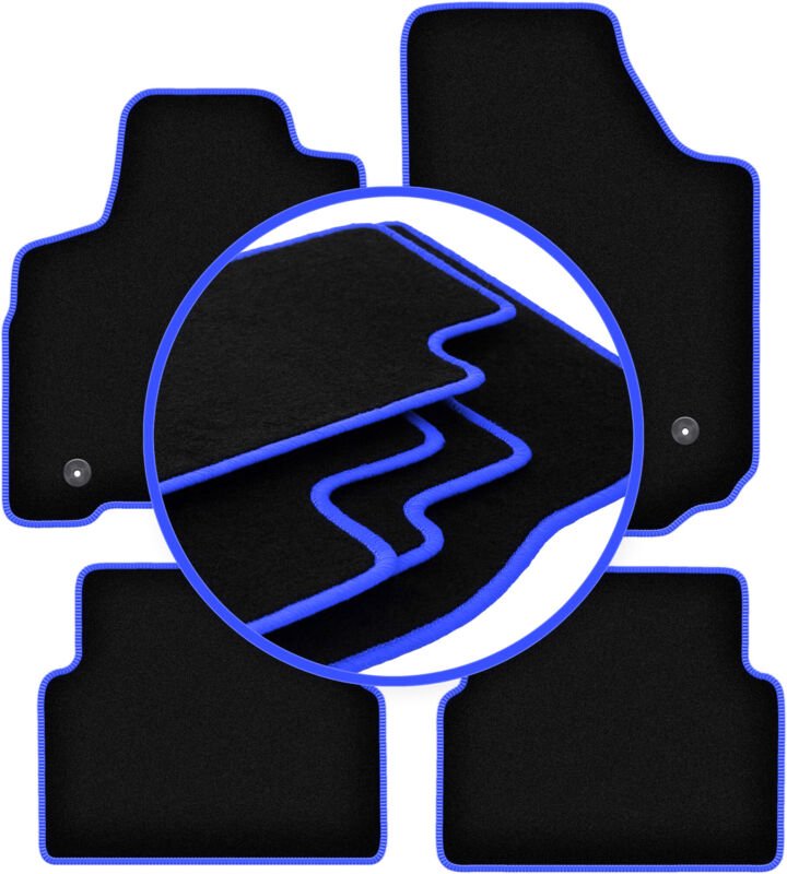 CARLUX-BLUE Autofußmatten für: Opel Meriva A Minivan (2002-2010)