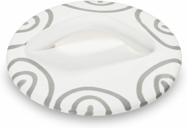 Gmundner Keramik - Graugeflammt, Oberteil Zuckerdose Gourmet