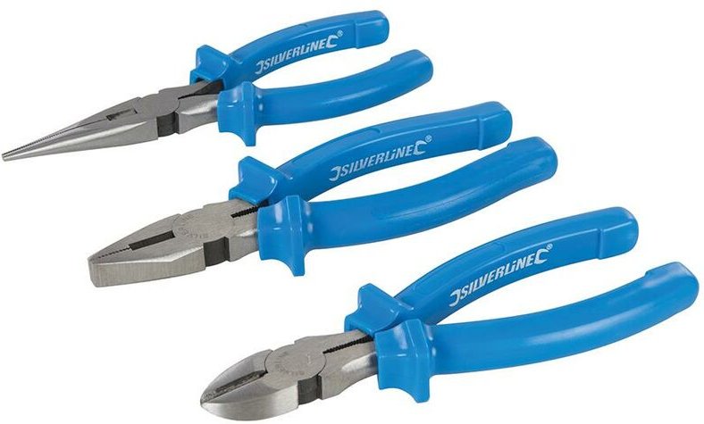 Zangen sortiert, 3-tlg. Satz 160 mm