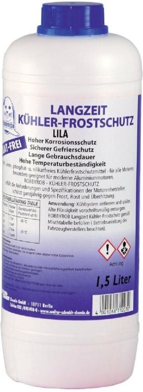 FP - Robbyrob Kühlerfrostschutz lila 1,5 l Frostschutz Frostschutzmittel Kühlmittel