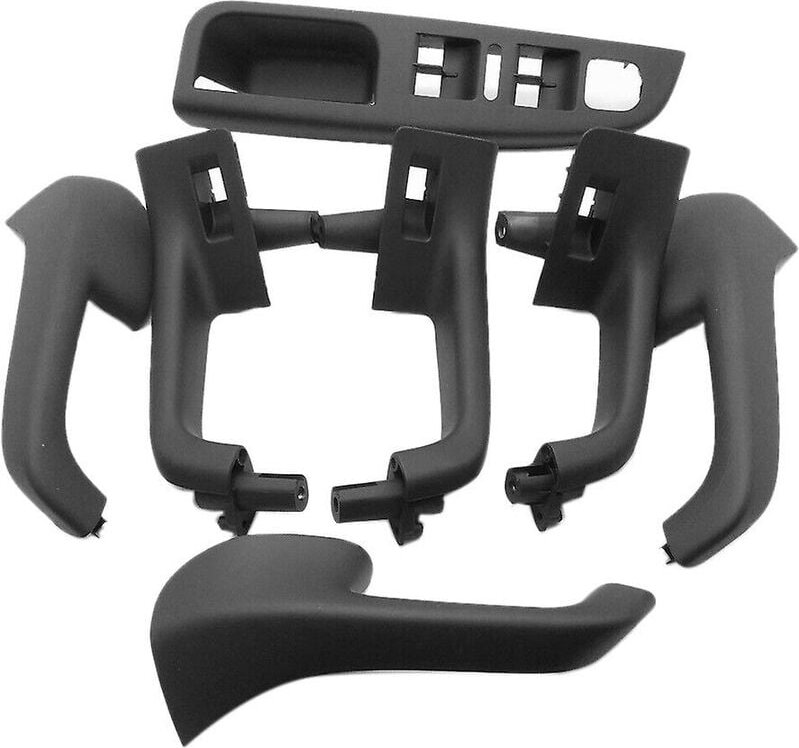 Woosien - 7 stücke Schwarz Innen Griff Tür Greifen Schalter Lünette Abdeckung Für Golf 5 -mk5 Innere Armlehne 1k 0 868 0...