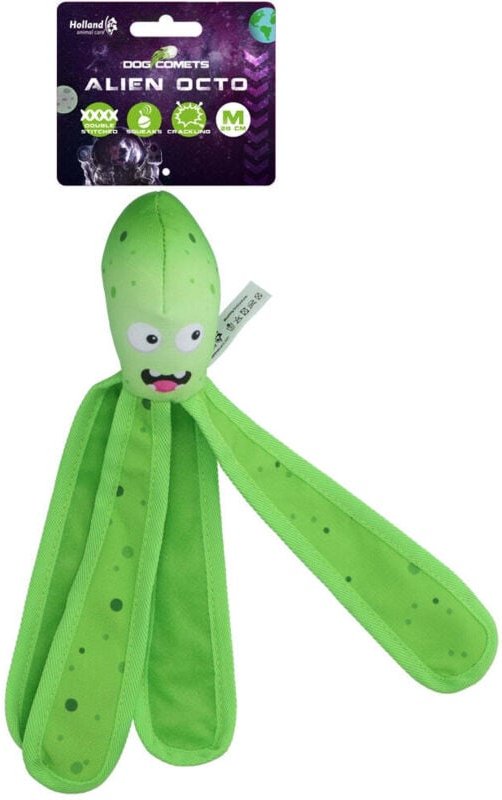 Hund kometen alien octo green m