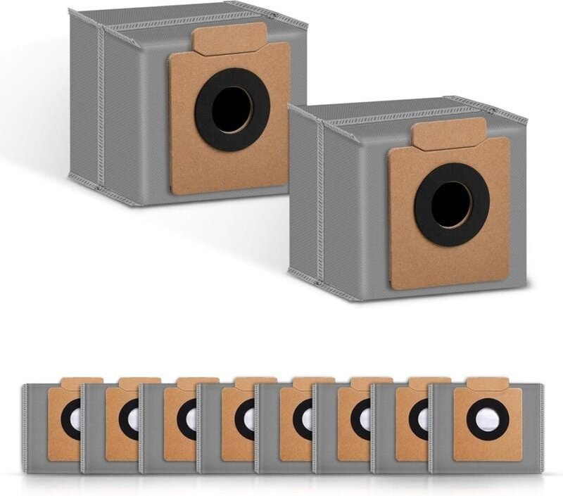 10er-Pack Staubbeutel für Eufy Clean X8 Pro / X10 Pro Omni Staubsauger, Selbstreinigungsstation, Ersatzzubehör - Sollbry