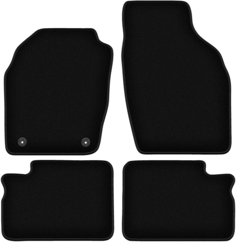 BASIC schwarze Veloursmatten für: Opel Agila A Fließheck (2000-2007)